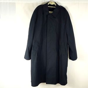 Military's Issued Black Trench Coat